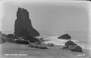 Seascape Prints: Shag Rock at Downderry
