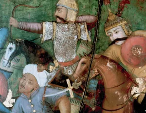Abbas Gallery: Shah Abbas I The Great (1571-1629), fighting against the T