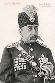 Shah Prints: Shah of Persia, Mozaffar ad-Din Shah Qajar