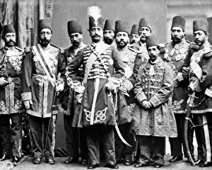 Shah of Persia on visit to Britain
