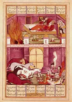 Shahnameh. The Book of Kings. 16th c. The Death