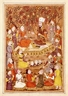 Shahnameh. The Book of Kings. 16th c. Kay Kavus
