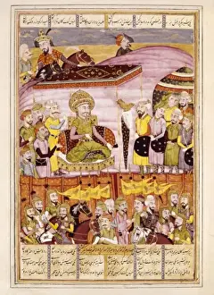 Turns Prints: Shahnameh. The Book of Kings. 16th c. Sohnab