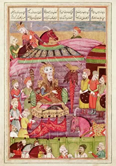 Tent Collection: Shahnameh. The Book of Kings. 16th c. Sohrab
