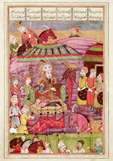 Facing Collection: Shahnameh. The Book of Kings. 16th c. Sohrab