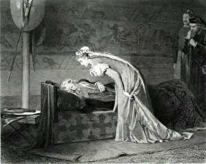 Shakespeare, King Lear and Cordelia by Marcus Stone