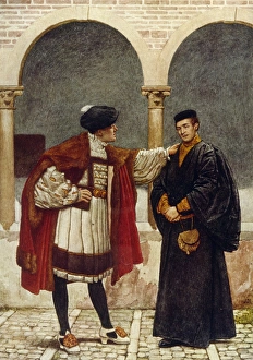 Scene from Shakespeares The Merchant of Venice