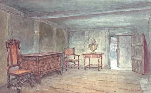 Birth Gallery: Shakespeare's Birthplace the birth room Stratford-upon
