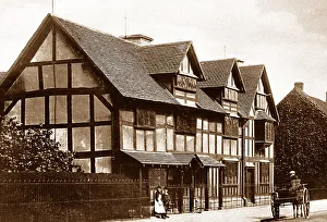 Stratford Prints: Shakespeares birthplace, Stratford upon Avon