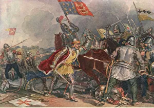 Images Dated 6th September 2018: Shakespeares King Richard III, Act V, Scene 4