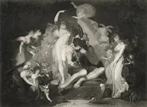 D Ream Prints: Shakspeare - Midsummer Nights Dream Act IV Scene I, William