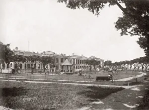Guangzhou Prints: Shameen Island, Canton (Guangzhou) China, c. 1880 s
