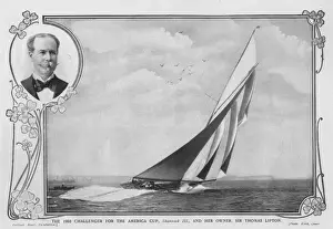 Shamrock III and Sir Thomas Lipton