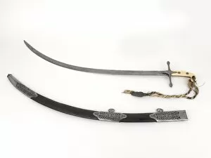 1839 Gallery: Shamshir sword with scabbard