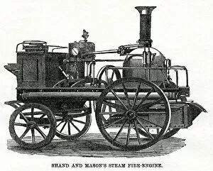 Images Dated 21st December 2018: Shand and Masons steam fire-engine 1859