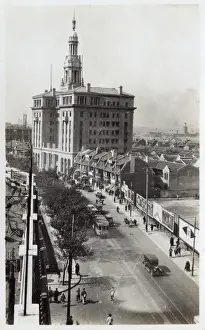 Shanghai Prints: Shanghai - China - A Grand European-style Office Building