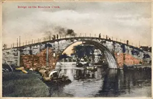 Shanghai, China - Suzhou Creek - Old Bridge