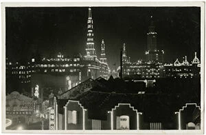 Signage Collection: Shanghai, Peoples Republic of China - Nighttime Lighting
