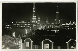 Details Prints: Shanghai, Peoples Republic of China - Nighttime Lighting