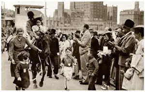 Jun19 Prints: Shanghai Races - horse being led through the crowd