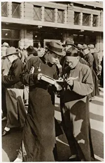 Studying Prints: Shanghai Races - studying the form-book