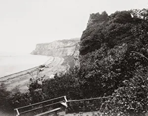 Shanklin, Dunnose cape on the Isle of Wight in the English Channel Shanklin, Dunnose cape on the Isle of Wight in the English Channel
