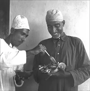 Sharing a meal in the Middle East