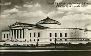 Indoor Prints: Shedd Aquarium - Chicago 1933 Worlds Fair