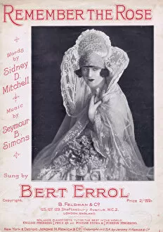 Sheet music - British female impersonator Bert Errol