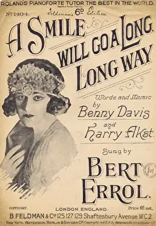 Sheet music - British female impersonator Bert Errol
