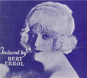 Sheet music - British female impersonator Bert Errol