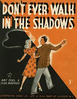 Clem Prints: Sheet music cover, Don t Ever Walk in the Shadows
