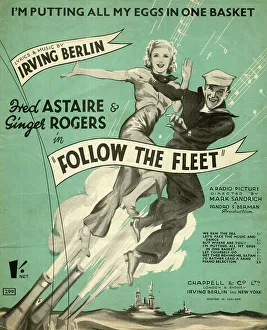 Follow Prints: Sheet Music Cover - Follow the Fleet