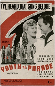 Martha Gallery: Sheet music cover, I ve Heard That Song Before