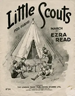 Stirring Prints: Sheet music cover, Little Scouts