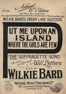 Sheet Music Put me upon an Island Where the Girls are Few Sheet Music Put me upon an Island Where the Girls are Few