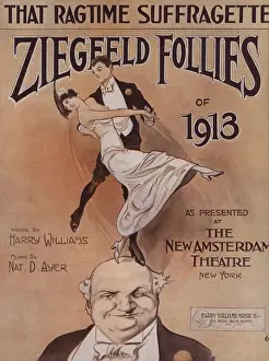 Lyrics Prints: Sheet Music That Ragtime Suffragette
