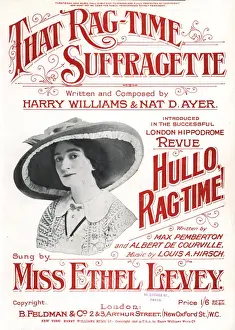 Sheet Music That Ragtime Suffragette