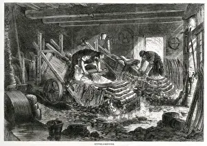 Grinders Prints: Sheffield Steel manufactures 1866