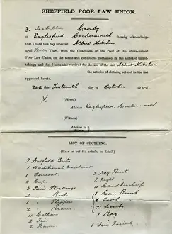 Sheffield Union Childrens Boarding-out Contract