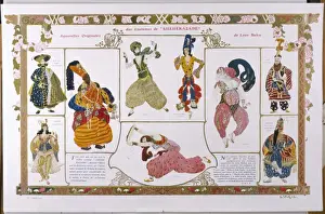Russes Prints: Sheherazade Costumes
