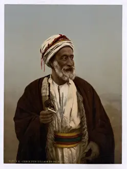Sheiks of a Palestine village, Holy Land