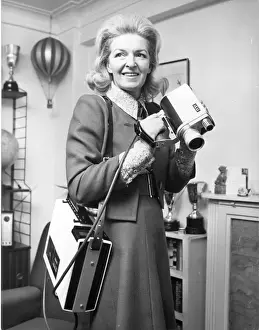Recorder Prints: Sheila Scott And her lightweight Akai VT100 video recorder