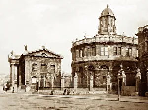 Clarendon Prints: Sheldonian Theatre and Clarendon Building, Oxford