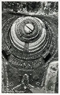 Passageway Prints: The Shell Grotto - an ornate subterranean passageway shell grotto in Margate, Kent