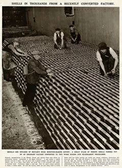 Manufactory Collection: Shells in thousands in a recently converted factory 1939