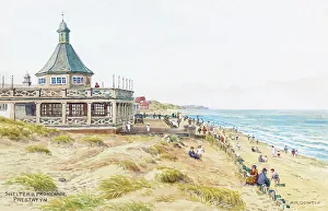 Shelter and Promenade, Prestatyn, North Wales
