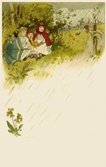 Sheltering Prints: Sheltering from the rain