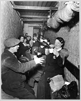 Blitz Prints: Sheltering Underground