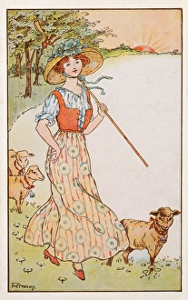 Images Dated 2nd April 2008: The shepherd Girl